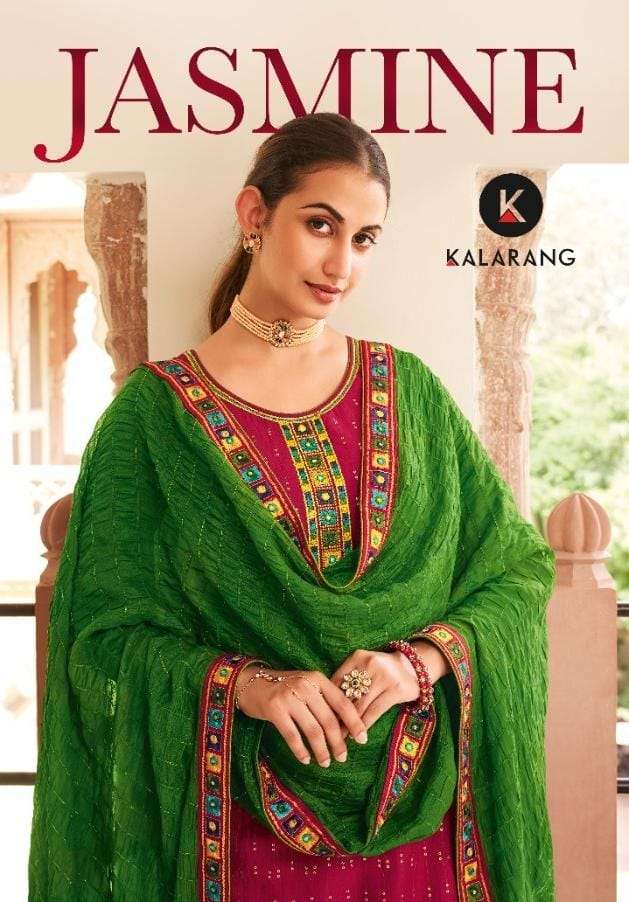 JASMINE BY KALARANG 3361 TO 3364 SERIES HEAVY PARAMPARA SILK EMBROIDERY DRESSES