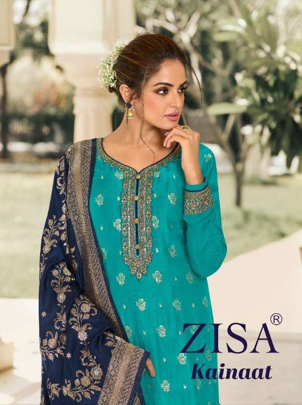 KAINAAT BY ZISA 13431 TO 13436 SERIES DOLA JACQUARD EMBROIDERY DRESSES