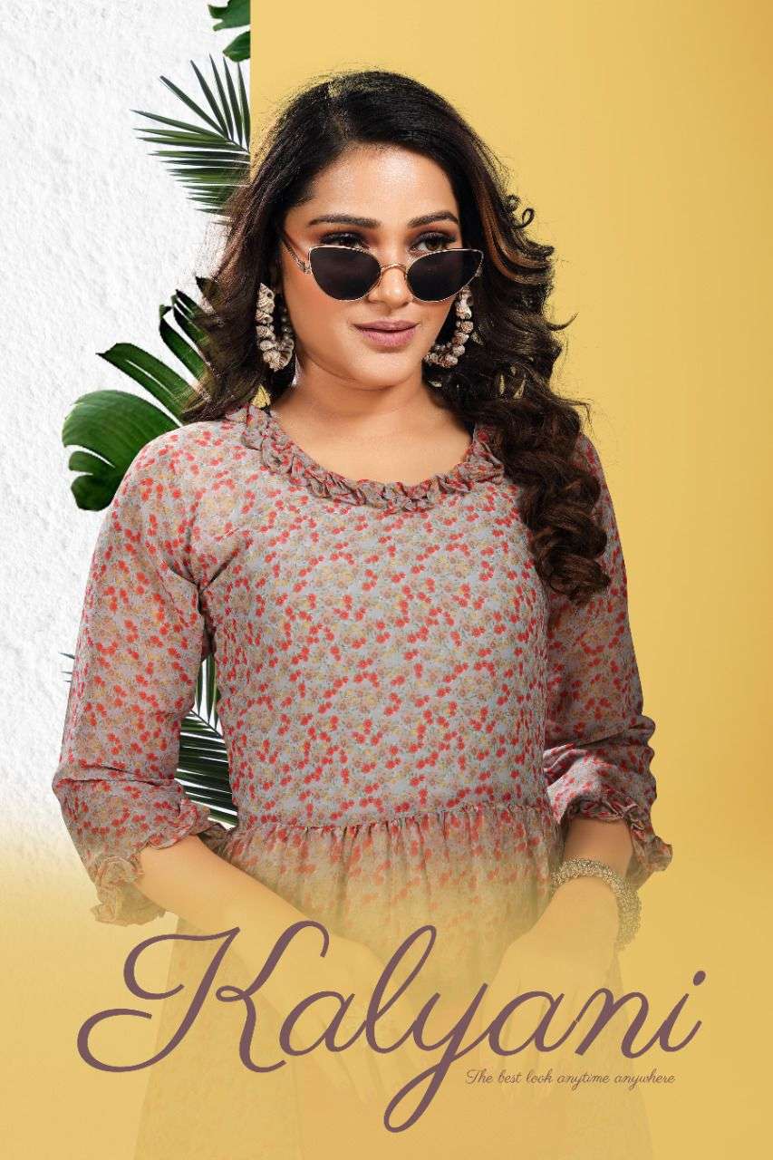 KALYANI BY ASLIWHOLESALE GEORGETTE PRINT KURTIS