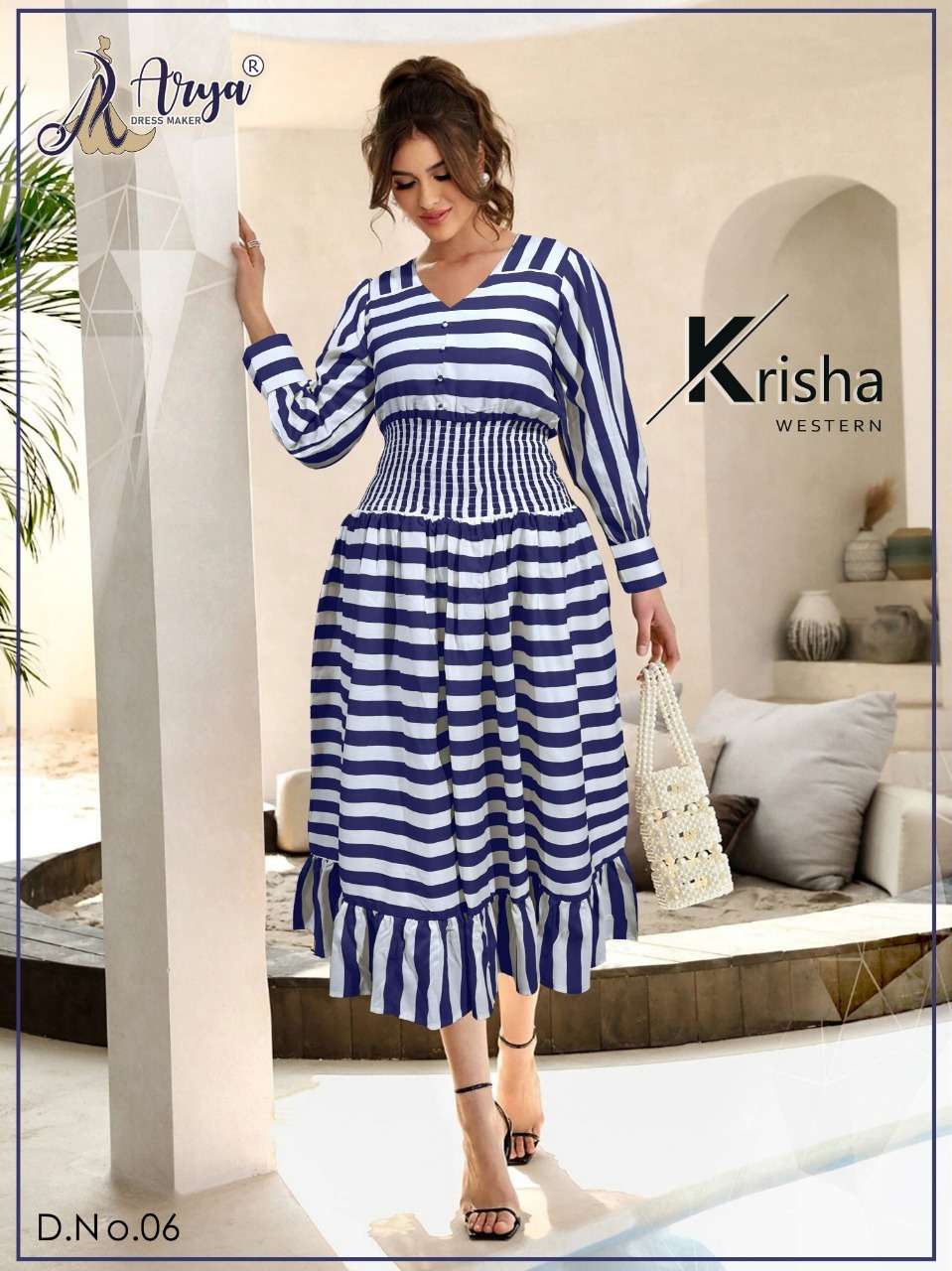 KRISHA WESTERN BY ARYA DRESS MAKER COTTON PRINT KURTIS