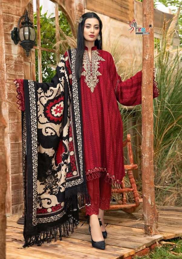 MARIYA 1993 HIT DESIGN BY SHREE FABS JAM COTTON PRINT PAKISTANI DRESS