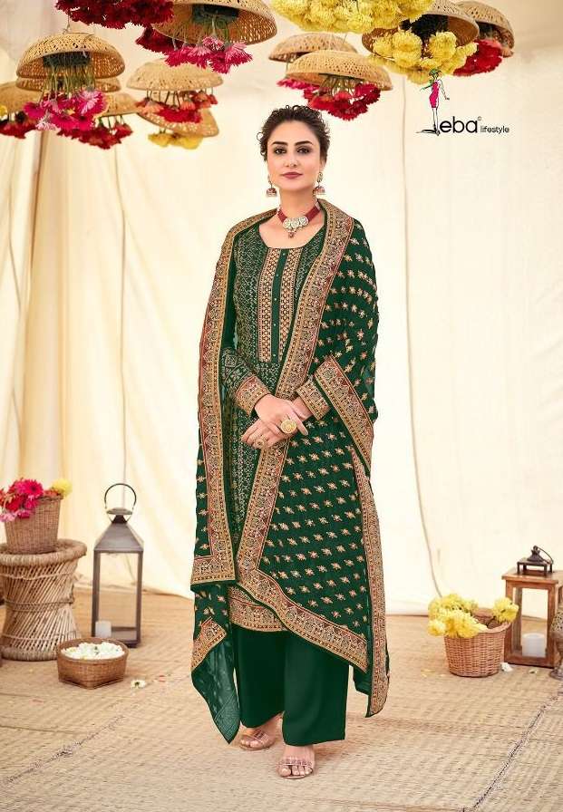 MASTANI BY EBA LIFESTYLE 1399 TO 1403 SERIES BLOOMING GEORGETTE DRESSES