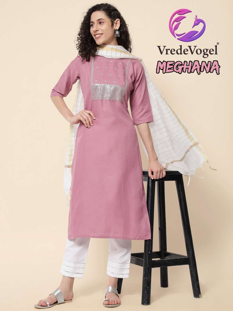 MEGHANA BY VREDE VOGEL DESIGNER COTTON STITCHED DRESSES