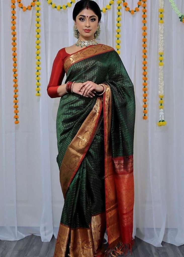 MS VOL-10 BY ASLIWHOLESALE DESIGNER KANCHIPURAM SILK SAREES