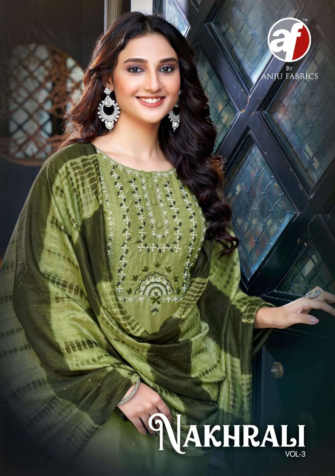 NAKHRALI VOL-3 BY ANJU FABRICS 2511 TO 2516 SERIES BAMBER SILK STITCHED DRESSES