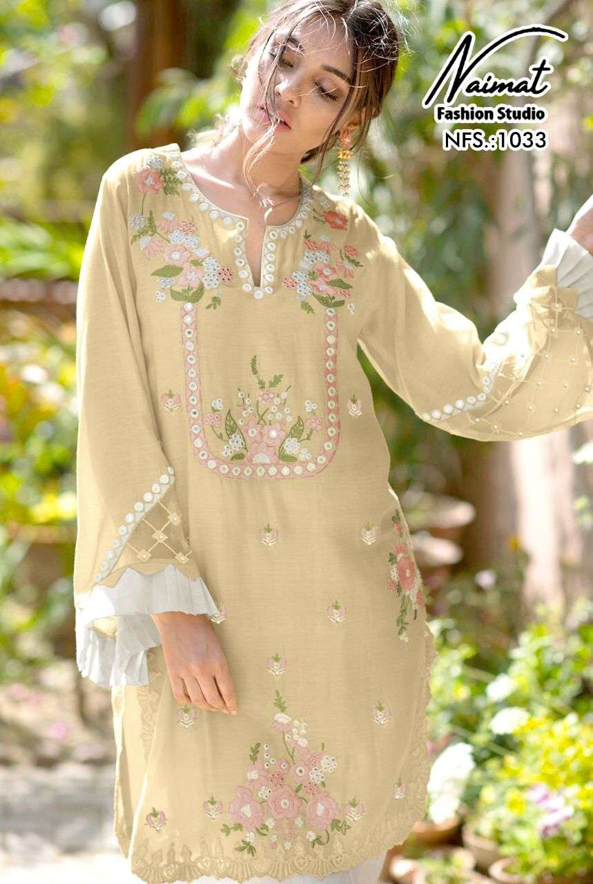 NFS 1033 COLOURS BY NAIMAT FASHION STUDIO FAUX GEORGETTE STITCHED DRESSES