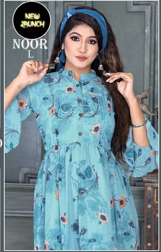 NOOR 4 COLOUR MATCHING BY ASLIWHOLESALE 3147 TO 3155 SERIES GEORGETTE KURTIS