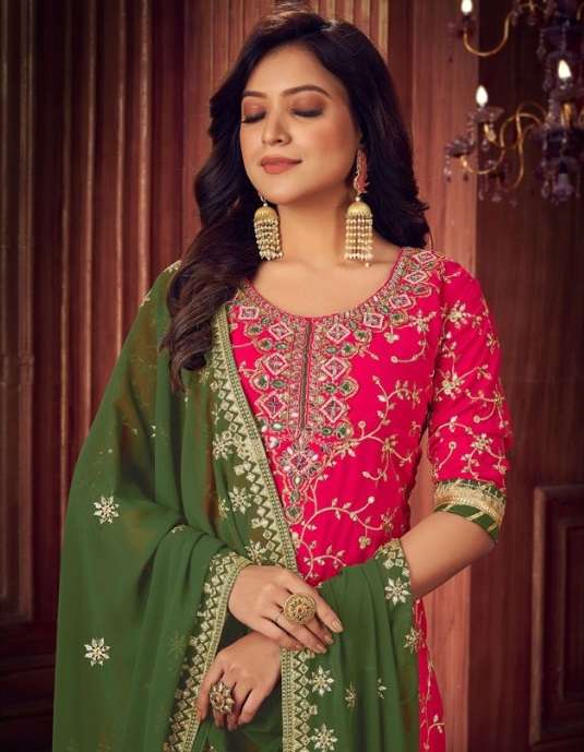 NOOR BY ASLIWHOLESALE 3201 TO 3206 SERIES GEORGETTE EMBROIDERY SHARARA DRESSES