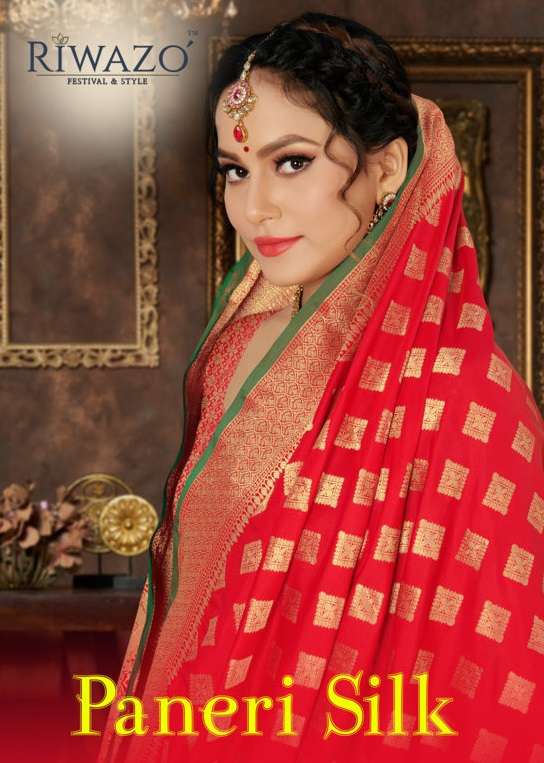 PANERI SILK BY RIWAZO 1241 TO 1246 SERIES DESIGNER BANARASI SILK SAREES