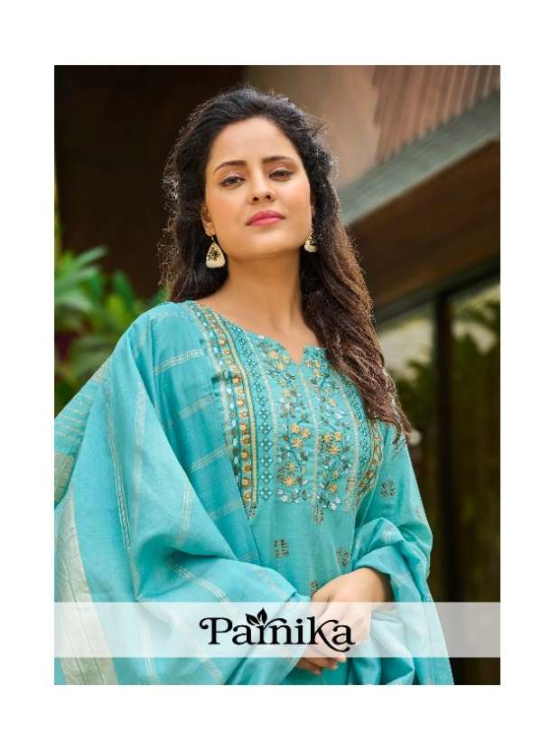 PARNIKA BY 100 MILES 01 TO 04 SERIES PURE COTTON EMBROIDERY STITCHED DRESSES