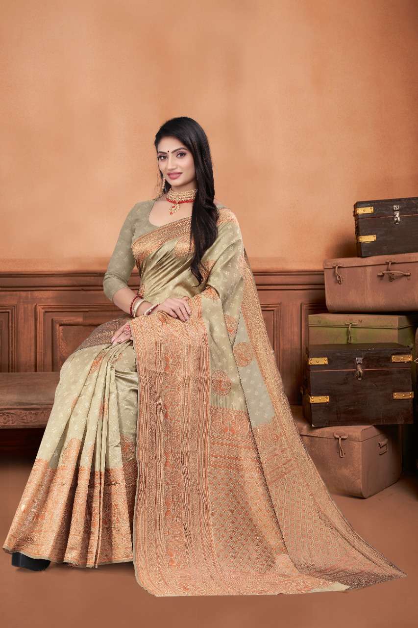 SAANVII BY ASLIWHOLESALE DESIGNER BANARASI SILK SAREES