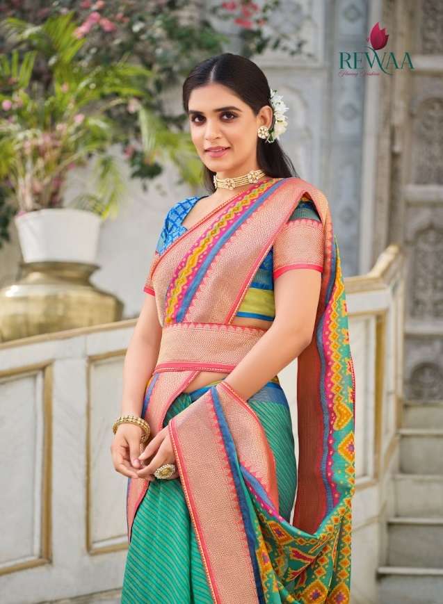 SAMANTHA VOL-2 BY REWAA 353 TO 354 HITS DESIGNER BRASSO SAREES