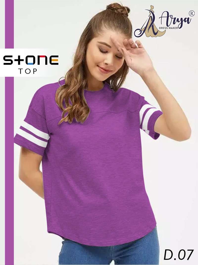 STONE TOP BY ARYA DRESS MAKER 01 TO 07 SERIES LYCRA TOPS