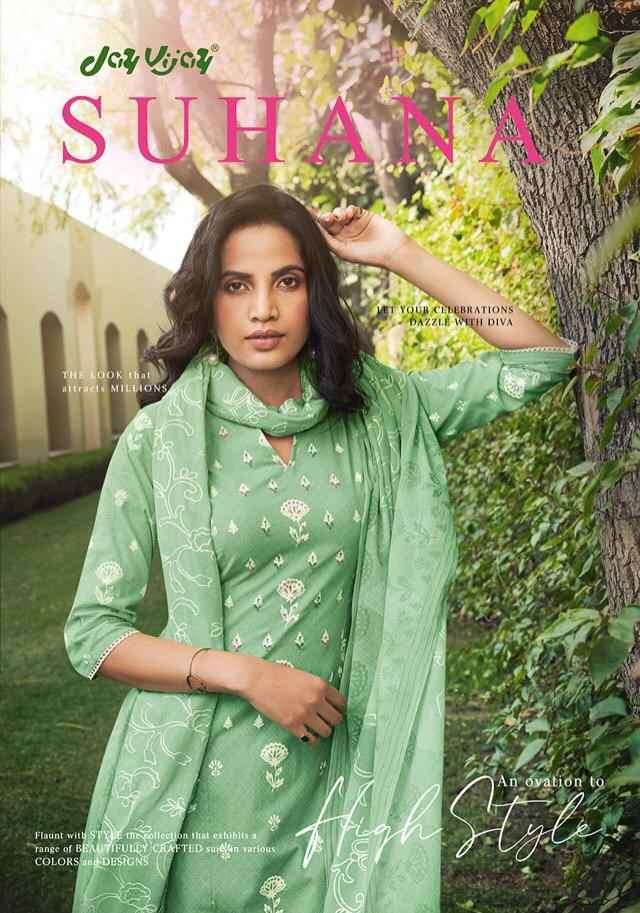 SUHANA BY JAY VIJAY 5801 TO 5810 SERIES PURE LAWN COTTON DRESSES