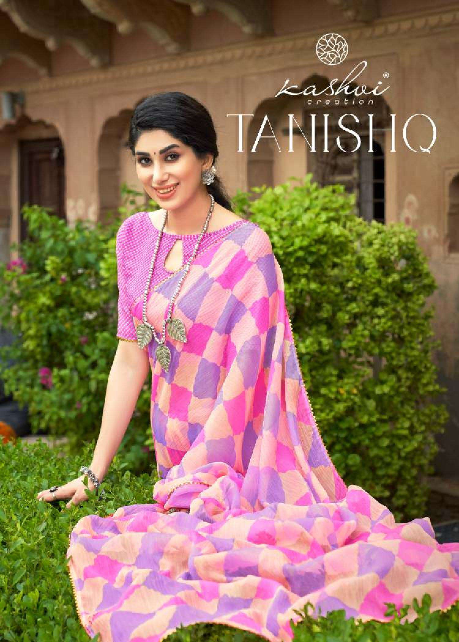 TANISHQ BY KASHVI CREATION 61001 TO 61010 SERIES CHIFFON PRINT DRESSES