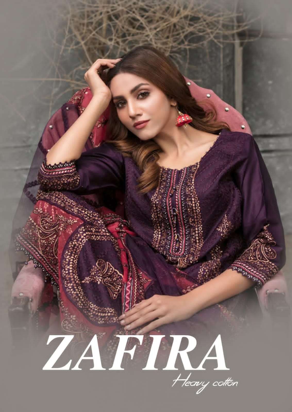 ZAFIRA HEAVY COTTON BY ASLIWHOLESALE 1001 TO 1004 SERIES COTTON PRINT DRESSES