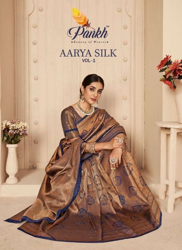 AARYA SILK BY PANKH 3001 TO 3012 SERIES KANJIVARAM SILK SAREES