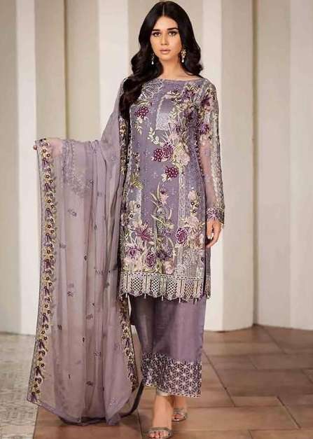 AAYRA VOL-6 BY COSMOS 6001 TO 6005 SERIES FAUX GEORGETTE EMBROIDERY DRESSES