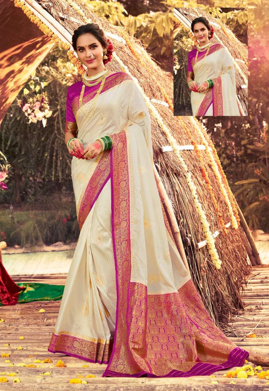 ARDHANGINI VOL-1 BY PANKH SATIN KANJIVARAM SILK SAREES