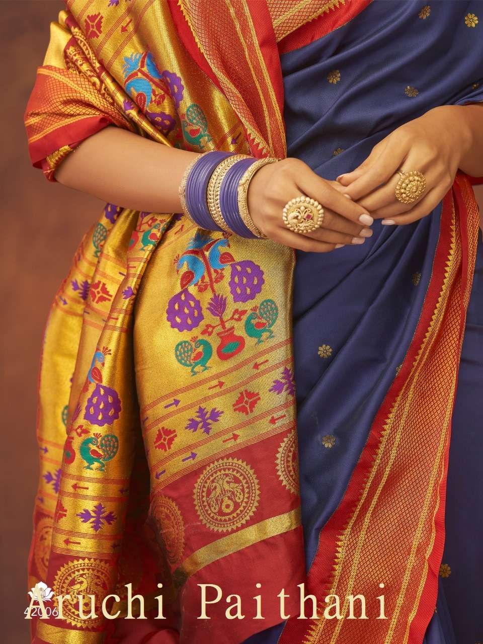 ARUCHI PAITHANI BY RAJPATH 42002 TO 42006 SERIES PURE PAITHANI SAREES