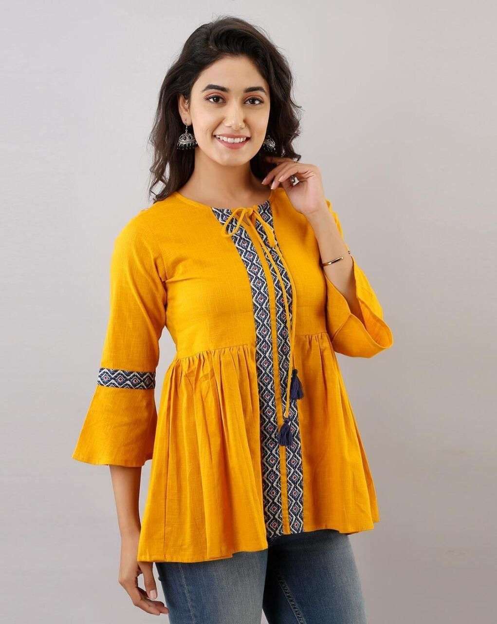 BAIRAAGI BY ASLIWHOLESALE DESIGNER COTTON WORK TOPS