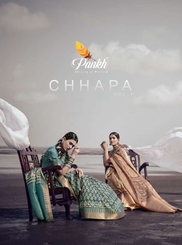 CHHAPA VOL-1 BY PANKH 2901 TO 2911 SERIES DESIGNER CHAPPA PRINT SAREES