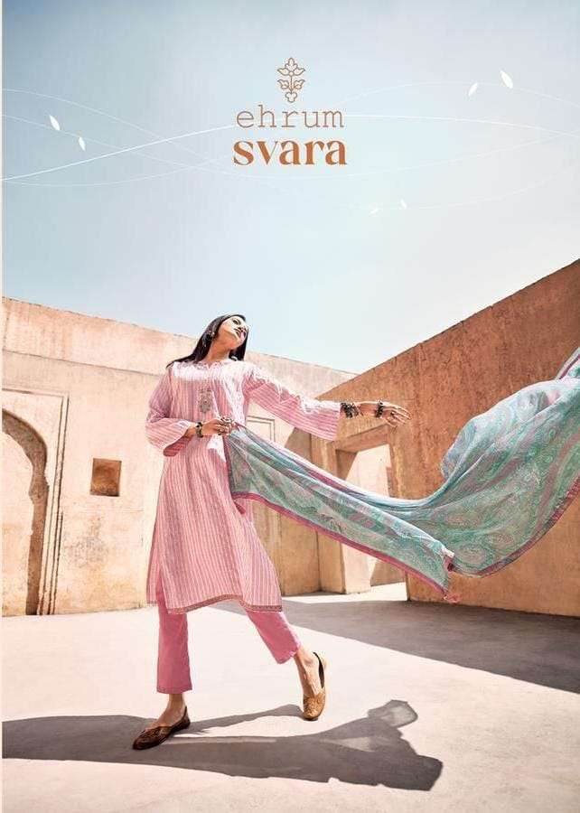 EHRUN SVARA BY VARSHA 11 TO 14 SERIES COTTON EMBROIDERY DRESSES