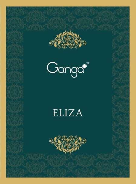 ELIZA BY GANGA FASHION 5331 TO 5338 SERIES SILK PRINT WORK DRESSES