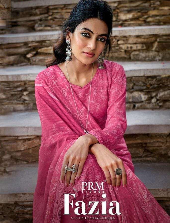 FAZIA BY PRM TRENDZ 9108 TO 9114 SERIES PURE JAAM COTTON DRESSES