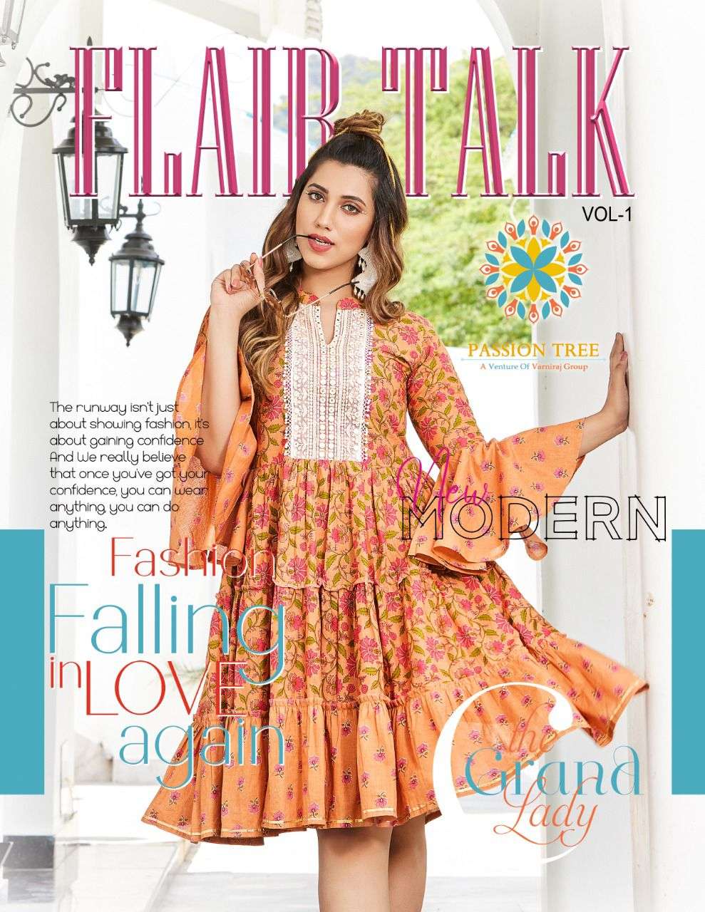 FLAIR TALK VOL-1 BY ASLIWHOLESALE 1001 TO 1006 SERIES COTTON PRINT TOPS