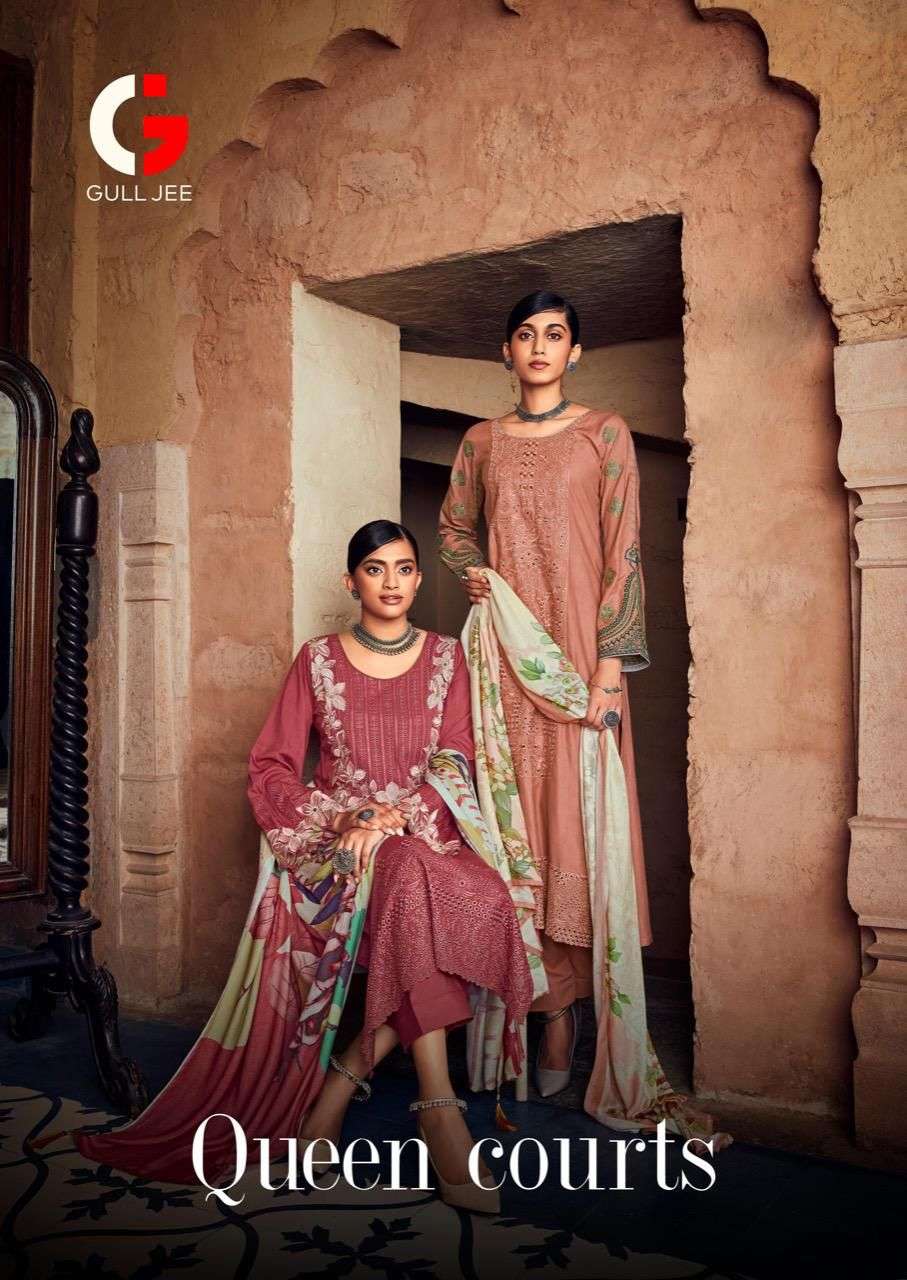 GULL JEE QUEEN COURTS BY DEEPSY SUITS 14701 TO 14706 SERIES VISCOSE PASHMINA DRESSES