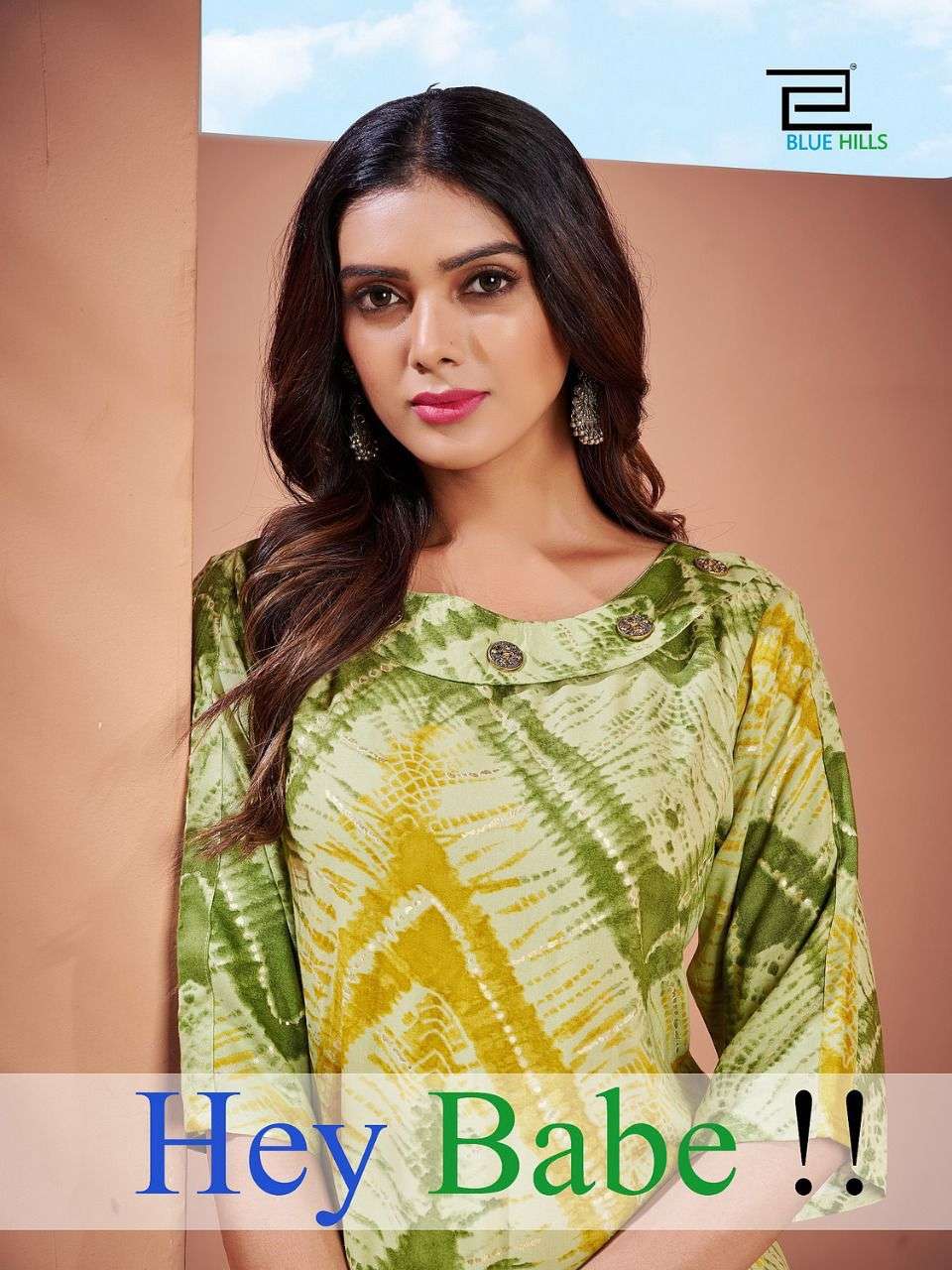 HEY BABE BY BLUE HILLS 1001 TO 1004 SERIES RAYON PRINT KURTIS