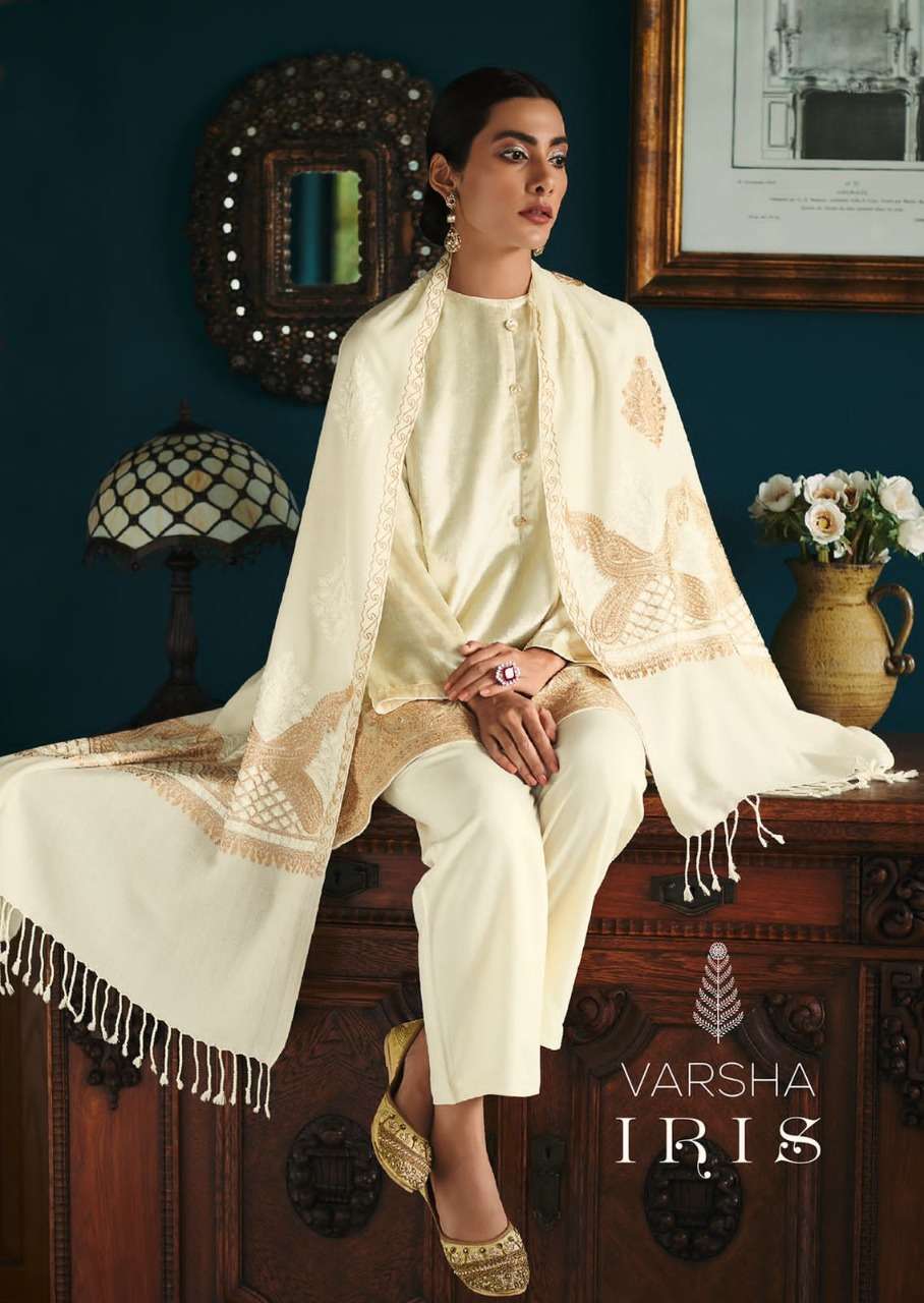 IRIS BY VARSHA 01 TO 04 SERIES PURE VELVET EMBROIDERY DRESSES