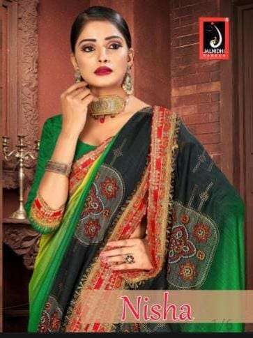 JALNIDHI NISHA BY ASLIWHOLESALE 1001 TO 1008 SERIES VICHITRA WORK SAREES