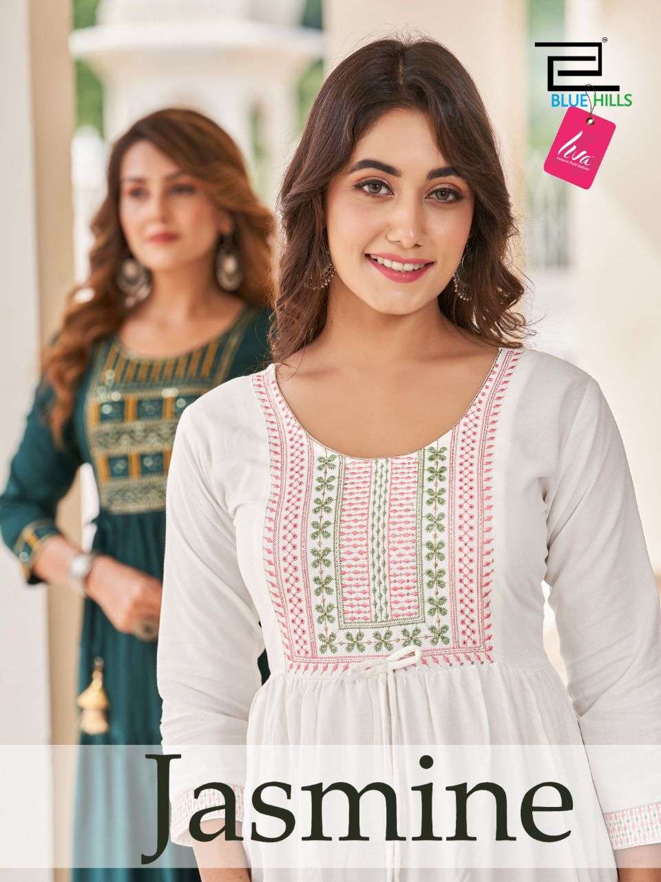 JASMINE BY BLUE HILLS 1001 TO 1008 SERIES RAYON KURTIS