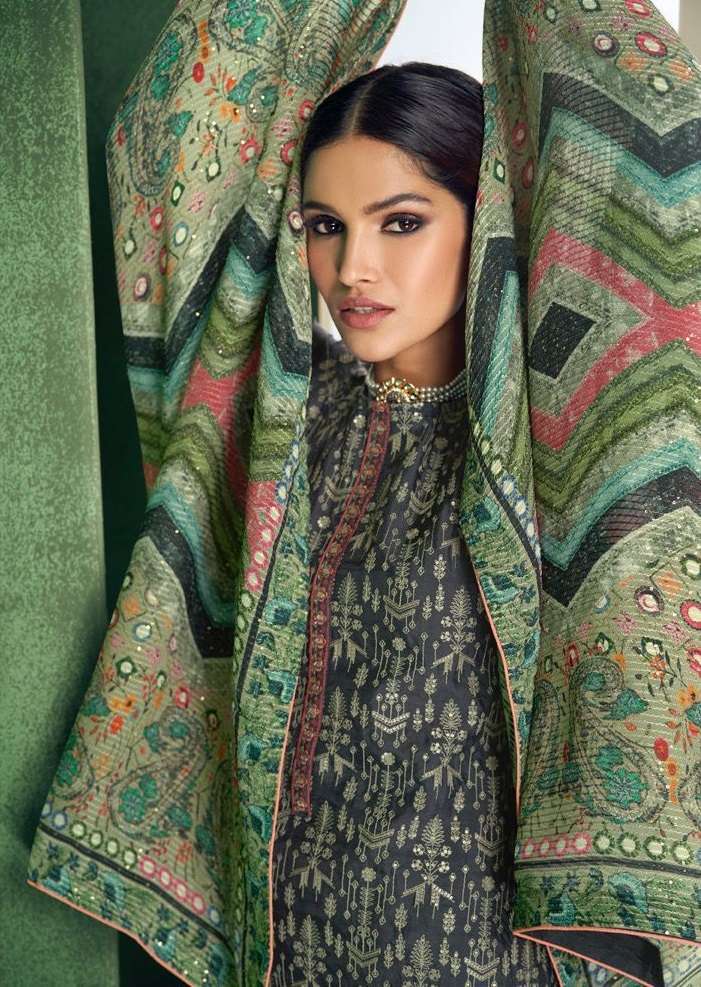 KHAWAISH VOL-1 BY GRAMO 451 TO 456 SERIES FAUX GEORGETTE PRINT DRESSES