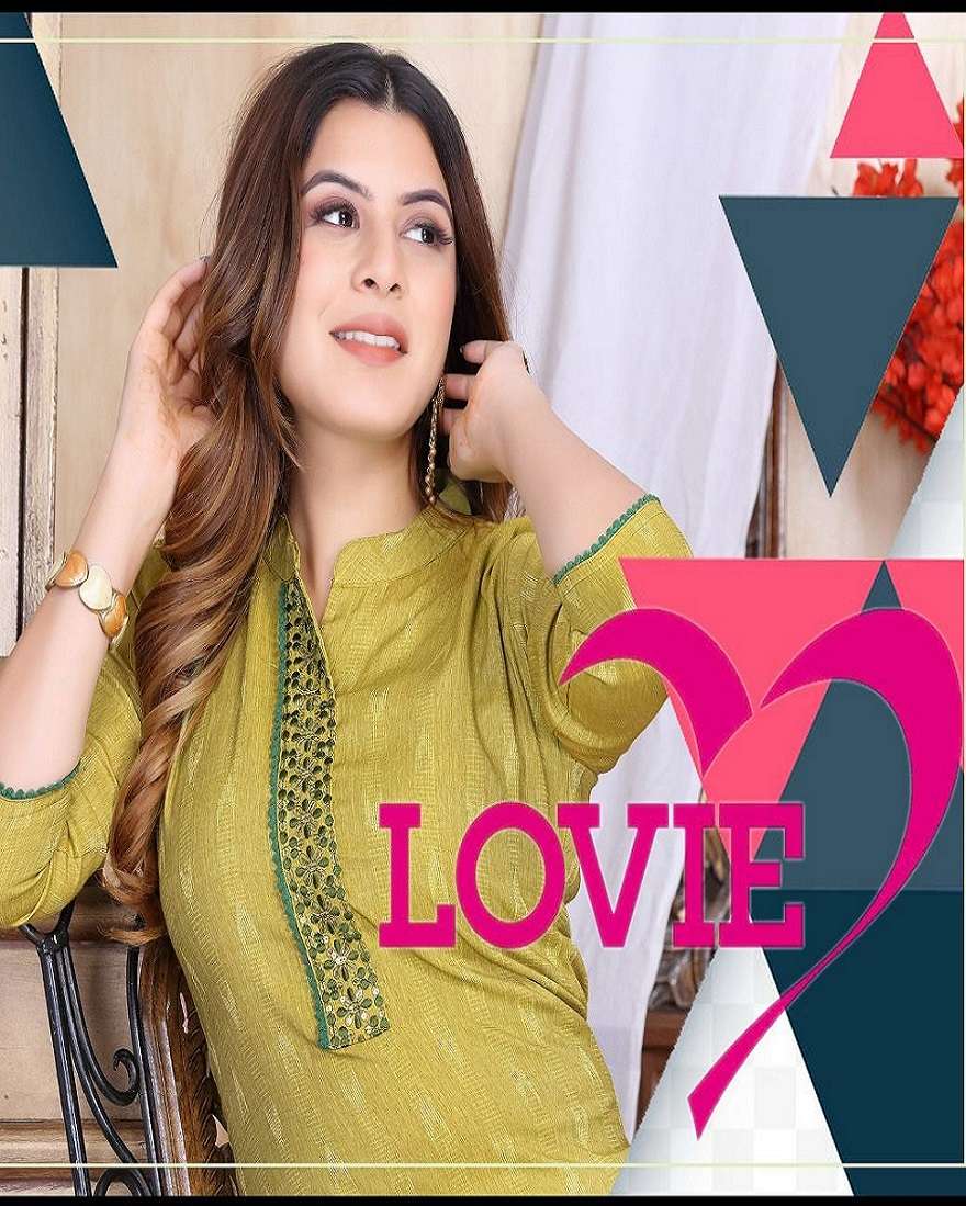 LOVIE BY ASLIWHOLESALE 5011 TO 5018 SERIES FANCY EMBROIDERY KURTIS