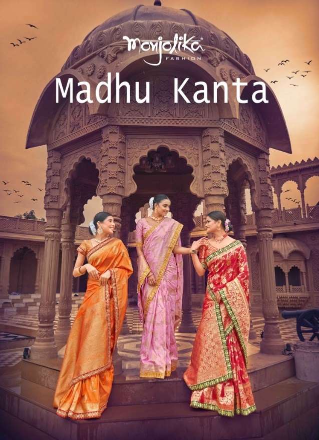 MADHU KANTA BY MONJOLIKA FASHION 5001 TO 5013 SERIES BANARASI SILK SAREES