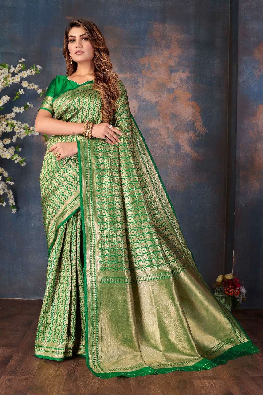 MS VOL-8 BY ASLIWHOLESALE DESIGNER BANARASI SILK SAREE