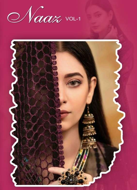 NAAZ VOL-1 BY MEHBOOB TEX PURE SLUB COTTON PRINT PAKISTANI DRESSES