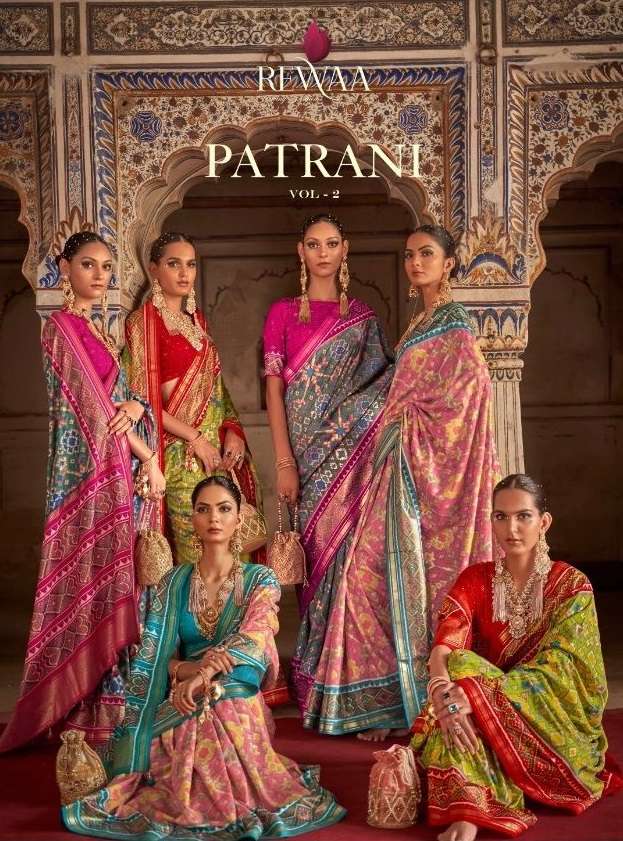 PATRANI VOL-2 BY REWAA 421 TO 423 SERIES DESIGNER PATOLA SILK SAREES