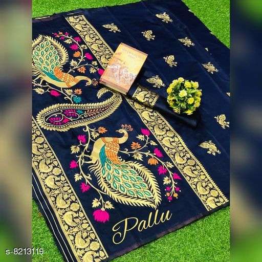 PEACOCK BY ASLIWHOLESALE DESIGNER BANARASI SOFT SAREES