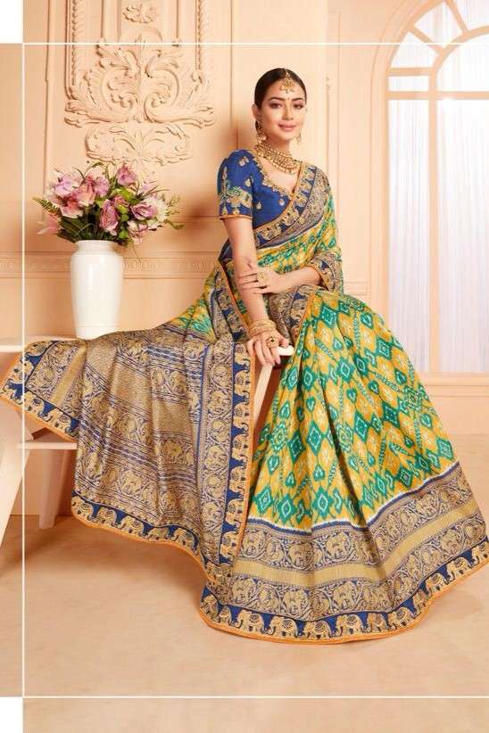 SALE COLLECTION VOL-4 BY ASLIWHOLESALE INDIAN HEAVY DESIGNER SAREES