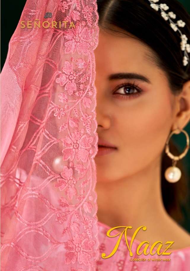 SENORITA NAAZ BY ZMS 1001 TO 1006 SERIES VELVET EMBROIDERY DRESSES