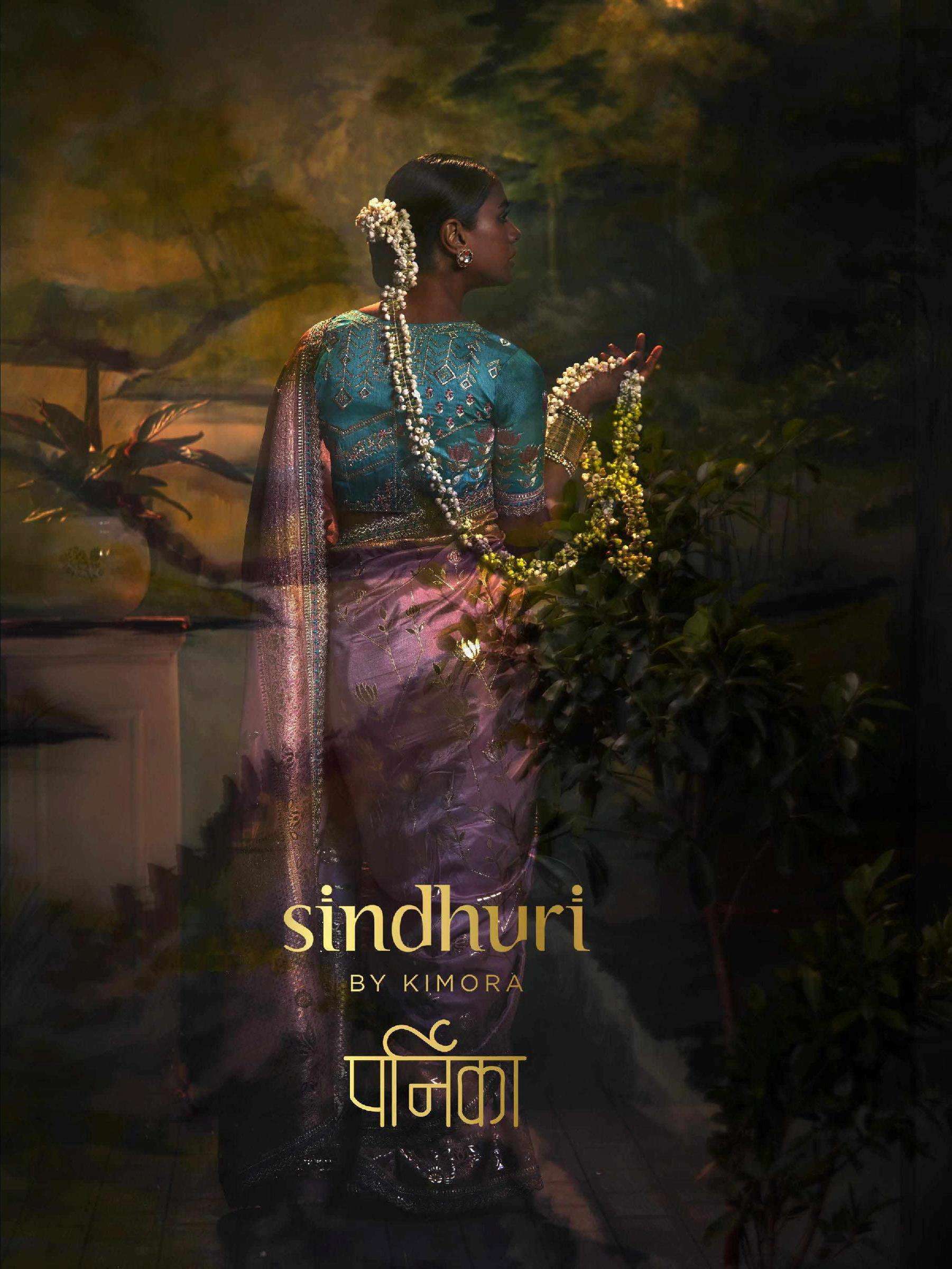 SINDHURI PARNIKA BY KIMORA 121 TO 131 SERIES HEAVY DESIGNER SILK SAREES