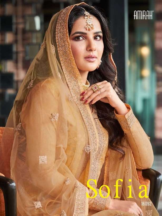 SOFIA BY AMIRAH 16091 TO 16096 SERIES VISCOSE DOLA SILK EMBROIDERY DRESSES