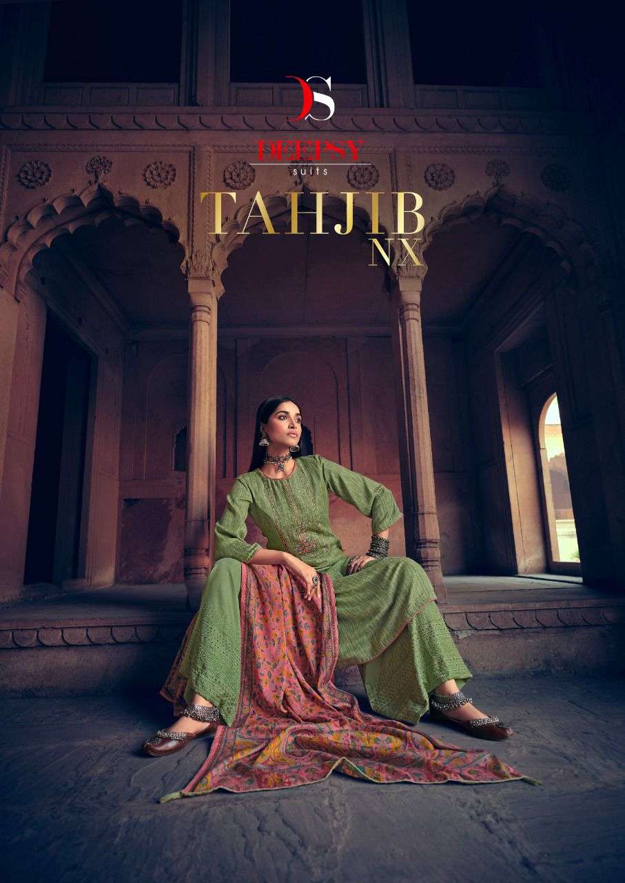 TAHJIB NX BY DEEPSY SUITS 1001 TO 1005 SERIES PASHMINA EMBROIDERY DRESSES