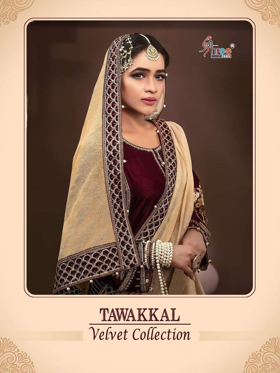 TAWAKKAL VELVET COLLECTION BY SHREE FABS 2397 TO 2402 SERIES VELVETPAKISTANI DRESSES