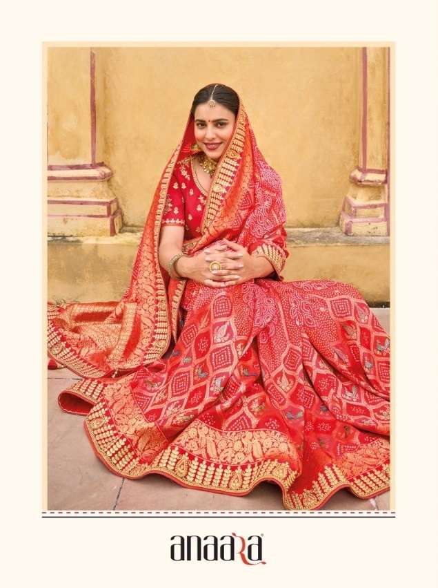 AANARA 5501 TO 5514 SERIES BY TATHASTU DESIGNER SILK HEAVY WORK SAREES