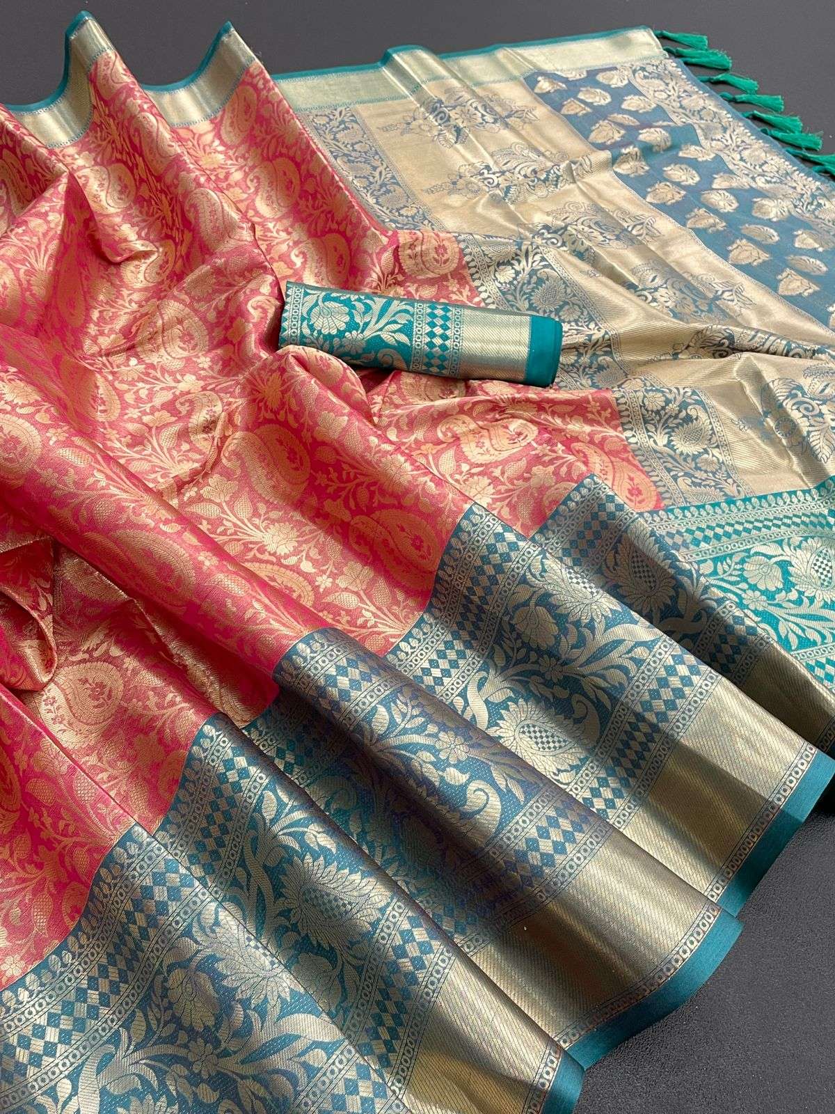 AAYUSHI BY ASLIWHOLESALE DESIGNER BANARASI TISSUE SILK SAREES